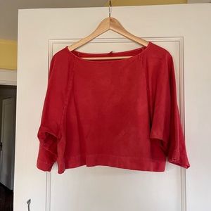 Ilana Kohn 3/4 sleeve Liza crop top